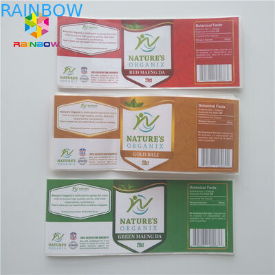 A luva do psiquiatra do conta-gotas etiqueta o tubo de ensaio farmacêutico das etiquetas a garrafa 30ml de vidro para o esteroide