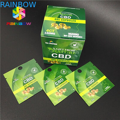 Incenso erval da impressão de Digitas que empacota o saco natural gomoso dos doces de Gummies do cânhamo de CBD