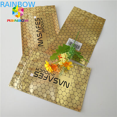 O costume impresso levanta-se o uso Ziplock plástico da erva do saco da tubulação de cigarro de Mylar da folha do malote