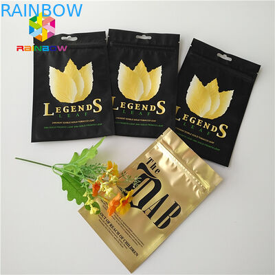 O costume impresso levanta-se o uso Ziplock plástico da erva do saco da tubulação de cigarro de Mylar da folha do malote