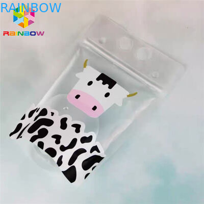 Saco de plástico da impressão do Gravure que empacota palhas coloridas para embalar a bebida líquida