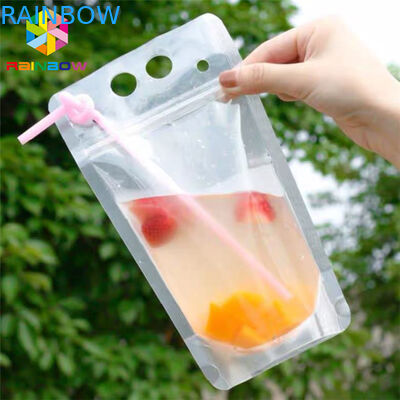 Malote material do alimento do suco da bebida do ANIMAL DE ESTIMAÇÃO que empacota a impressão do saco CMYK de Doypack com punhos