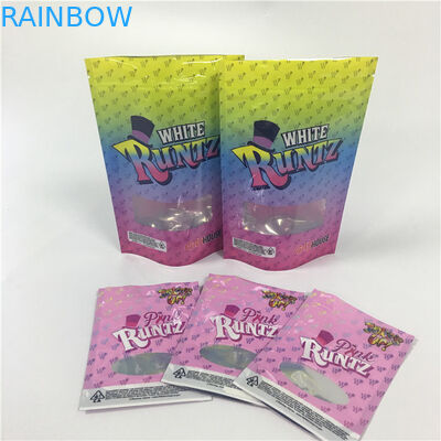 Incenso erval da prova do cheiro que empacota sacos plásticos das cookies da folha da mini erva daninha Ziplock CBD