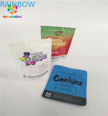 3.5g sem perigo para as crianças estão acima sacos do malote do zíper personalizam a prova do cheiro do bloco de Runtz da cópia