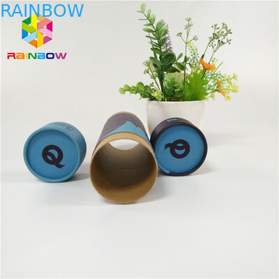 O empacotamento da tabuleta da medicina do chá verde composto levanta o logotipo de papel do tubo personalizado