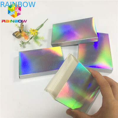 Do holograma luxuoso do presente das caixas de papel de Fleixble cartão de papel impresso costume de empacotamento