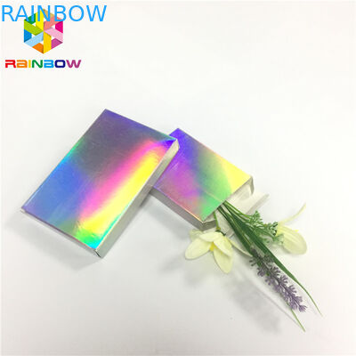 Do holograma luxuoso do presente das caixas de papel de Fleixble cartão de papel impresso costume de empacotamento