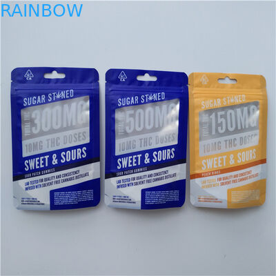 Umidade Resealable do alimento do saco do fechamento do fecho de correr da folha de alumínio - prova três - lado selado