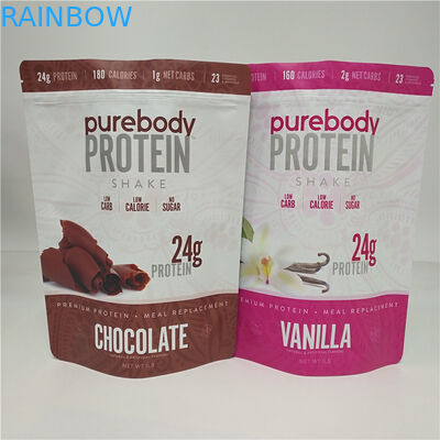 Saco do petisco da cor de CMYK que empacota o malote plástico do pó de leite de chocolate do café