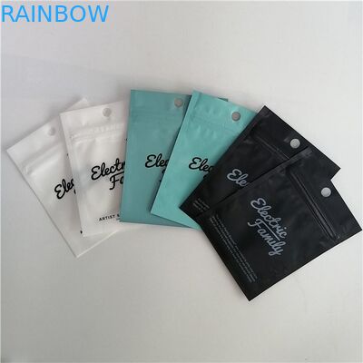 Malotes plásticos do fechamento do fecho de correr da folha de alumínio que empacotam o lado três Resealable selado