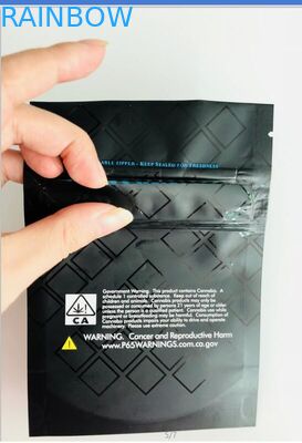 Malote holográfico da erva daninha das cookies duráveis de Runtz Mylar dos sacos de plástico do fechamento do fecho de correr personalizado