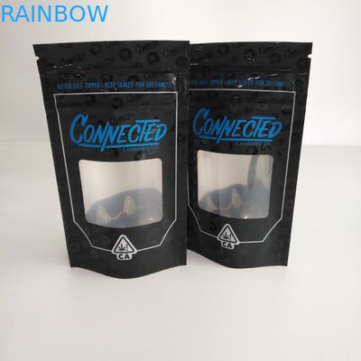 O zíper Resealable da prova do cheiro levanta-se o malote do zíper com alumínio da janela para dentro