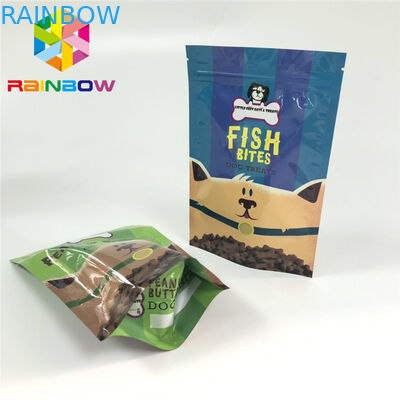 Os malotes plásticos Ziplock de Mylar que empacotam a alimentação do animal de estimação tratam a impressão de Gravnre dos sacos