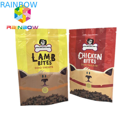 Os malotes plásticos Ziplock de Mylar que empacotam a alimentação do animal de estimação tratam a impressão de Gravnre dos sacos
