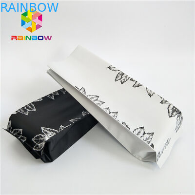 Malotes plásticos do alimento da soldadura térmica que empacotam o tamanho personalizado Resealable dos sacos de café