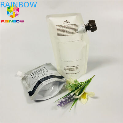 O produto comestível de Doypack levanta-se a embalagem líquida facial de limpeza reusável da máscara do gel dos malotes