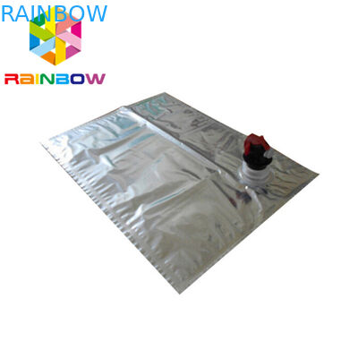 Malote do bico da bebida que empacota o saco asséptico do babador da impressão feita sob encomenda de 3L 5L 10L na caixa