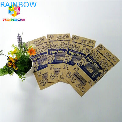 Saco do petisco da soldadura térmica que empacota o armazenamento reciclado biodegradável da pipoca do alimento de petisco