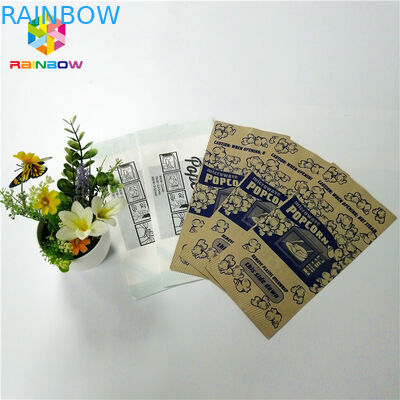 Saco do petisco da soldadura térmica que empacota o armazenamento reciclado biodegradável da pipoca do alimento de petisco