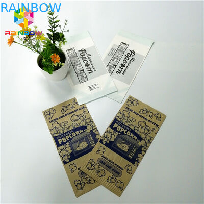 Saco do petisco da soldadura térmica que empacota o armazenamento reciclado biodegradável da pipoca do alimento de petisco