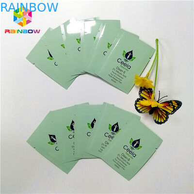 Multi - parte superior pastel colorida dos sacos da soldadura térmica da folha de Mylar aberta com entalhe 6x9cm do rasgo