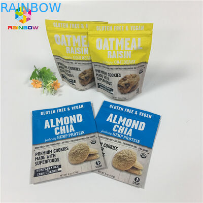 1 libra 12oz levanta-se sacos Ziplock, impressão matte do malote Ziplock do pó da especiaria