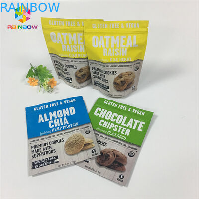 1 libra 12oz levanta-se sacos Ziplock, impressão matte do malote Ziplock do pó da especiaria