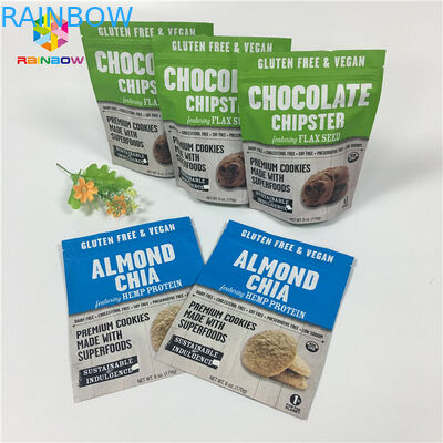 1 libra 12oz levanta-se sacos Ziplock, impressão matte do malote Ziplock do pó da especiaria