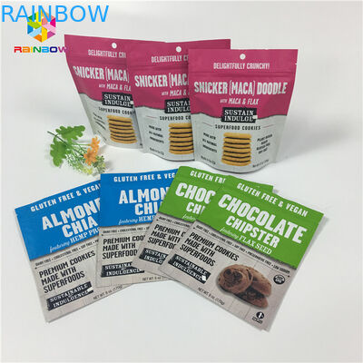 Fechamento Resealable do fecho de correr da folha de alumínio da laminação do pó da proteína/leite dos sacos do empacotamento de alimento do petisco