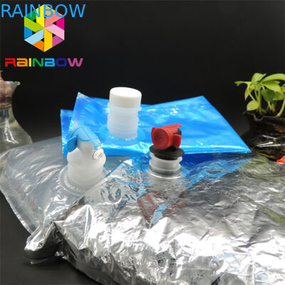 o vinho da folha de alumínio do babador 10L levanta-se o saco FDA do armazenamento do bico/válvula do malote habilitado