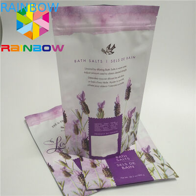 Sacos cosméticos do zíper da soldadura térmica, máscara protetora de folha de alumínio que empacota para cuidados com a pele