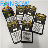 Os sacos Ziplock da folha de alumínio de Resealabel levantam-se a embalagem dos doces de Gummies do óleo de CBD