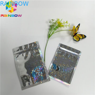 Malote lateral da folha do selo três que empacota o zíper Resealable metalizado para o pó do chá/leite