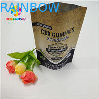 Do chá superior da flor do cânhamo do malote malote resistente de empacotamento das crianças da prova do cheiro CBD da folha de alumínio de Doypack k