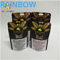 Do chá superior da flor do cânhamo do malote malote resistente de empacotamento das crianças da prova do cheiro CBD da folha de alumínio de Doypack k