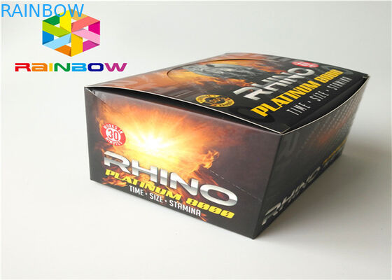 Processo de gravação de carimbo quente dobrável ondulado de empacotamento da caixa de papel da cor da mistura