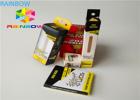 Caixa de exposição contrária varejo ondulada de papel reciclada para o suco líquido do e do e de Vape do vapor