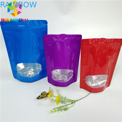 De superfície lustrosos levantam-se a prova do cheiro da folha de alumínio dos sacos do malote do zíper com janela