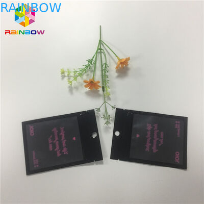 Calor - impressão feita sob encomenda de empacotamento selada dos sacos da folha um Resealable transparente claro lateral