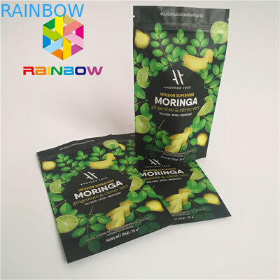 O café esfrega o suporte de empacotamento ensaca acima o malote da embalagem de sal de banho do corpo da folha de alumínio de K