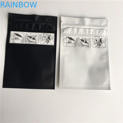 Malotes alinhados impressos Ziplock de empacotamento da folha de alumínio de Mylar dos sacos da soldadura térmica sem perigo para as crianças