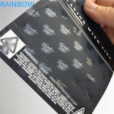 Malotes alinhados impressos Ziplock de empacotamento da folha de alumínio de Mylar dos sacos da soldadura térmica sem perigo para as crianças