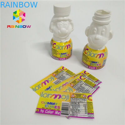 A luva plástica do psiquiatra do PVC etiqueta o calor - envoltório sensível para o pescoço da garrafa da bebida