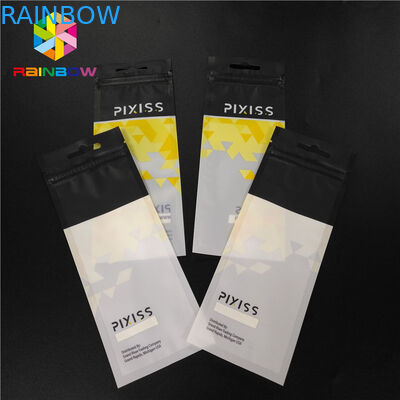 O cheiro Mylar laminado prova Ziplock levanta-se o logotipo feito sob encomenda claro da impressão dos malotes