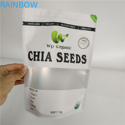 Os sacos plásticos de alumínio do alimento de petisco secaram o empacotamento de alimento para especiarias das sementes do arroz dos peixes