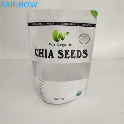 Os sacos plásticos de alumínio do alimento de petisco secaram o empacotamento de alimento para especiarias das sementes do arroz dos peixes