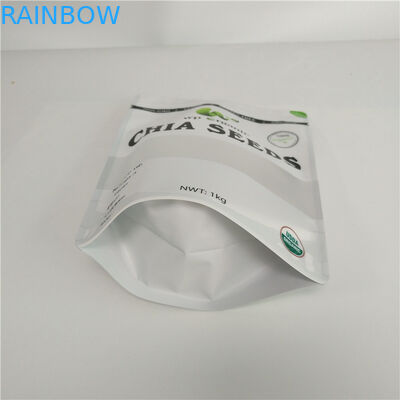 Os sacos plásticos de alumínio do alimento de petisco secaram o empacotamento de alimento para especiarias das sementes do arroz dos peixes