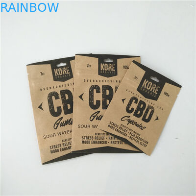 Do saco suíço do empacotamento plástico da erva daninha do óleo de Mylar CBD fechamento reusável do fecho de correr para o saquinho de Edibles Cbd
