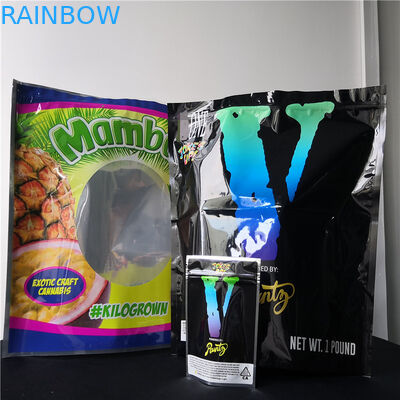 A prova do cheiro plástica levanta-se os sacos de empacotamento de Mylar das flores do malote Resealable