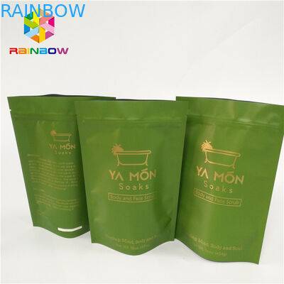 Resealable plásticos de Mylar da folha de alumínio levantam-se malotes Doypack para a embalagem do açúcar dos doces do petisco